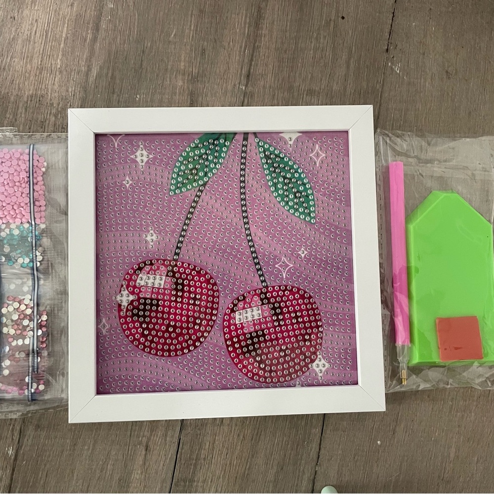 Cherry diamond art